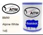 Preview: BMW, Alpine White, 145: 500ml Lackdose, von ATW Autoteile West.